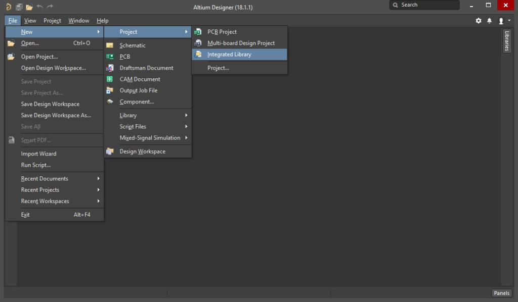 Create Integrated Library