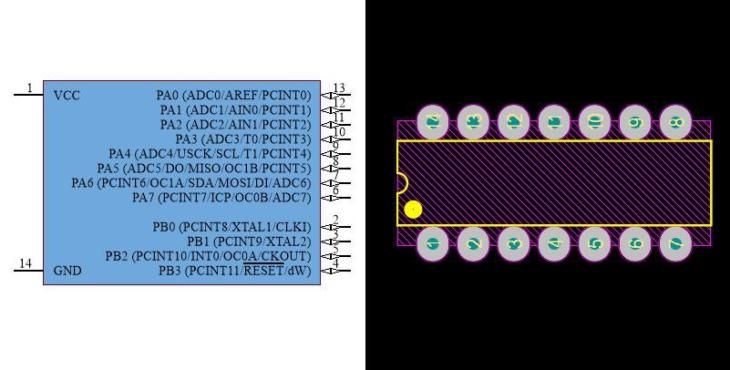 Attiny24A-PU