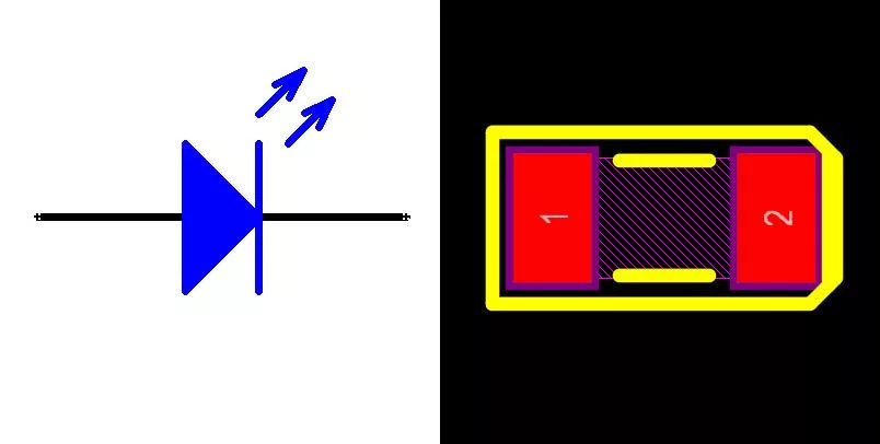 LEDB1206_N LED Blue 1206