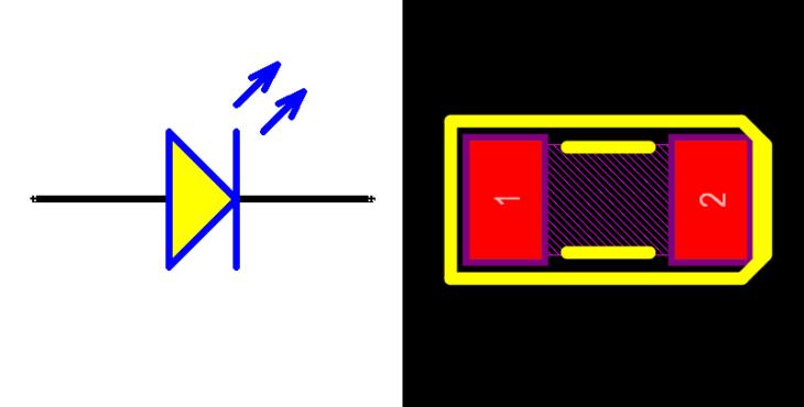 LED Yellow 1206