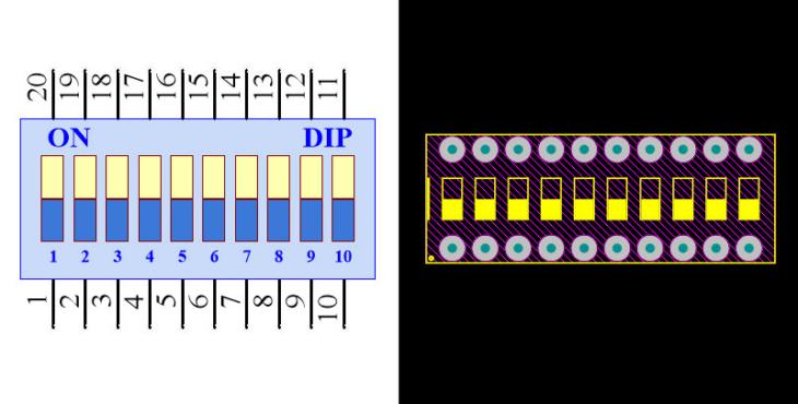 DIP Switch 10N