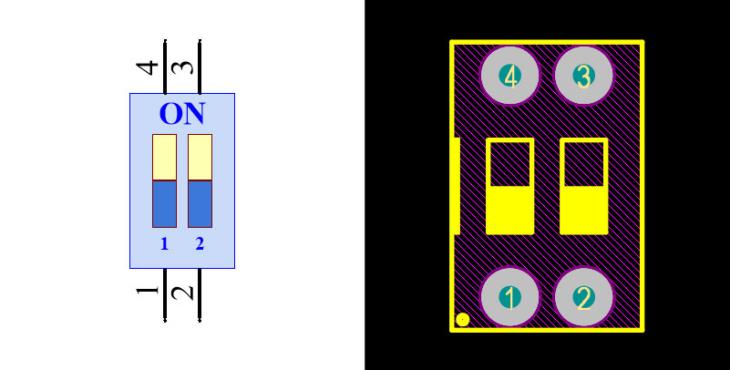 DIP Switch 2N