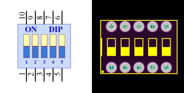 DIP Switch 5N