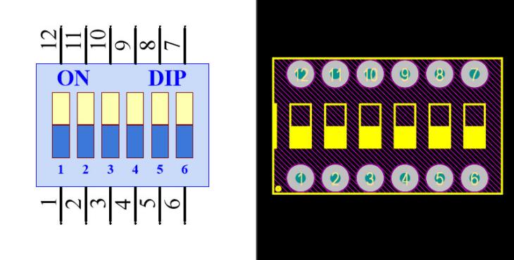 DIP Switch 6N