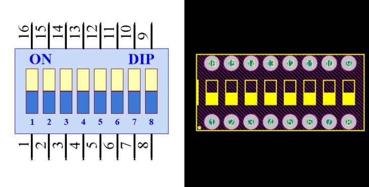 DIP Switch 8N