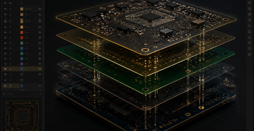 لایه های طراحی PCB