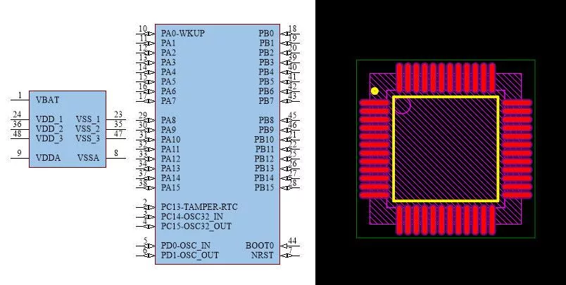 STM32F100C8T6B STM32F100C8T6B