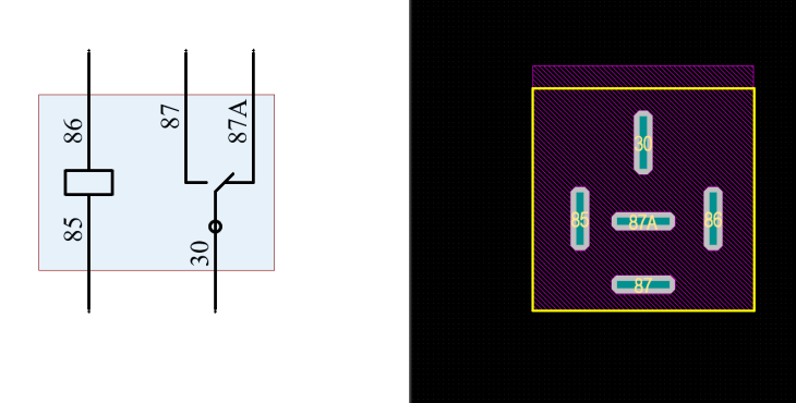 فوت پرینت Relay_MAH-112-C-4