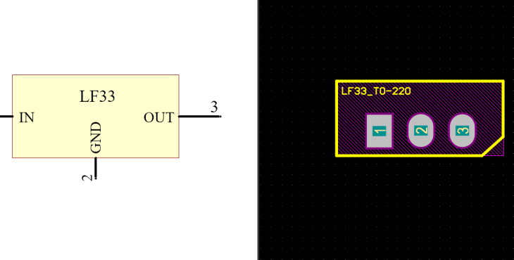 فوت پرینت LF33CV_TO_220