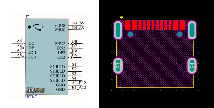 فوت پرینت USB_Type-C