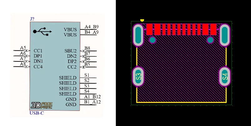 فوت پرینت USB_Type-C