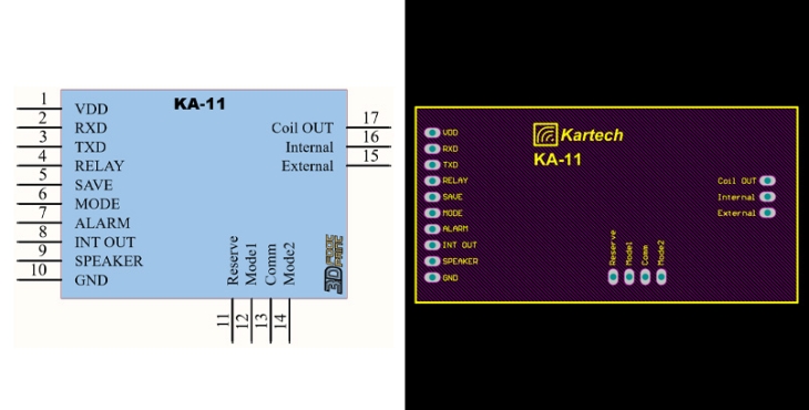 فوت پرینت ماژول RFID_KA-11