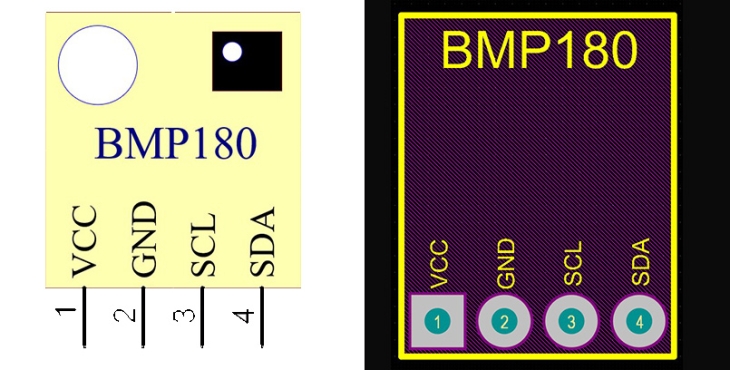 فوت پرینت BMP180