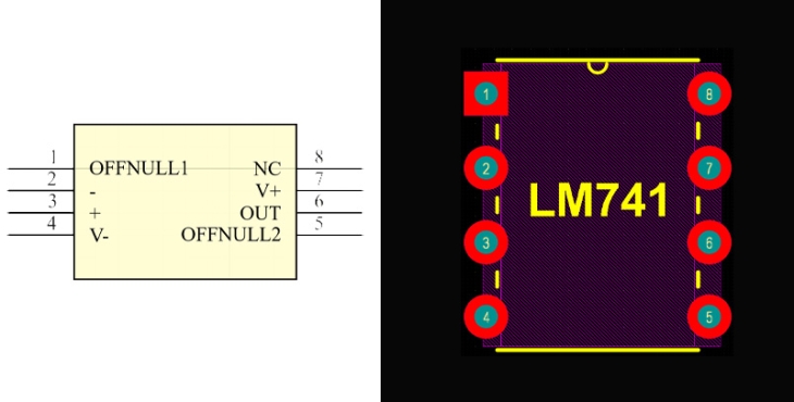 فوت پرینت LM741