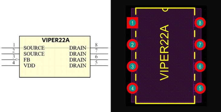 فوت پرینت VIPER22A