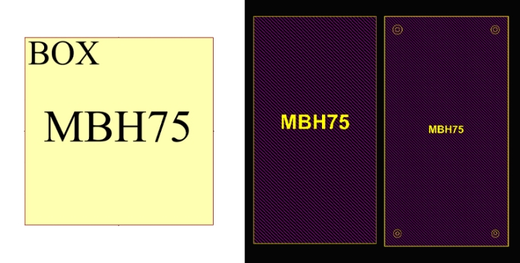 فوت پرینت و ۳ بعدی باکس MBH75