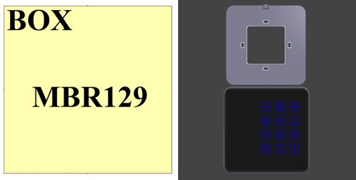 فوت پرینت و ۳ بعدی باکس MBR129